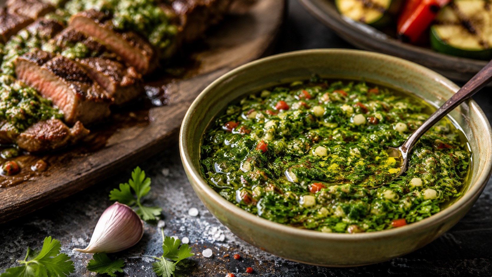 Chimichurri til biff og grillmat